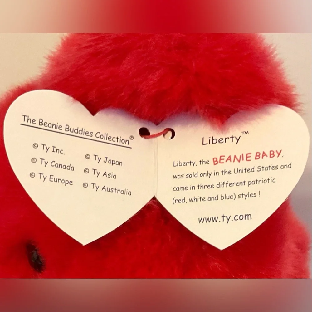 Ty red Liberty buddy